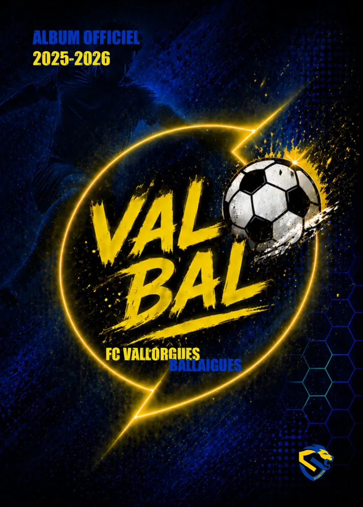 Couverture sombre du projet d'album du FC Vallorbe-Ballaigues