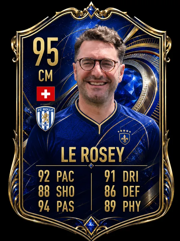 Carte FUT bleue d'un entraîneur, note 95